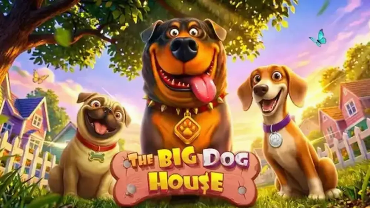 The Big Dog House slot game interface